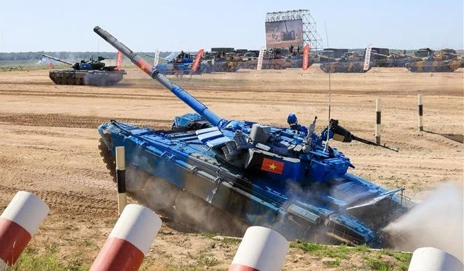 2022年国际陆军运动会：越南坦克队半决赛取得骄人成绩