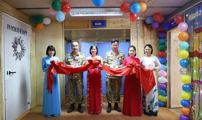 越南野战医院在南苏丹首个妇产科诊所正式开业