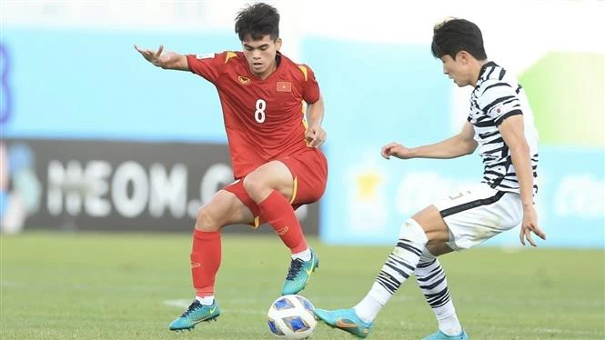 2022年U23亚洲杯决赛圈：越南队以1比1逼平韩国队