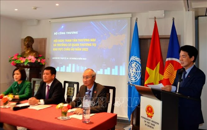 越南驻欧洲地区商务参赞和商务办事处负责人会议在瑞士日内瓦举行