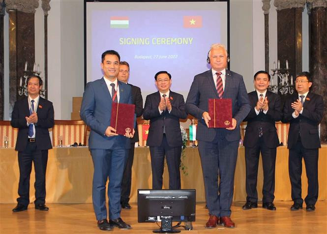 越南国会主席王廷惠出席越匈教育合作论坛