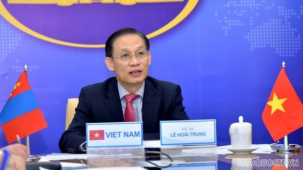第九次越南-蒙古国外交部副部长级政治磋商以视频方式进行