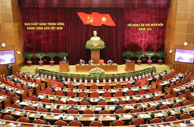 越南共产党第十二届中央委员会第十四次全体会议隆重开幕