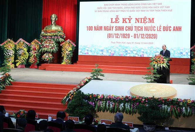 越南政府总理阮春福出席黎德英主席诞辰100周年纪念活动