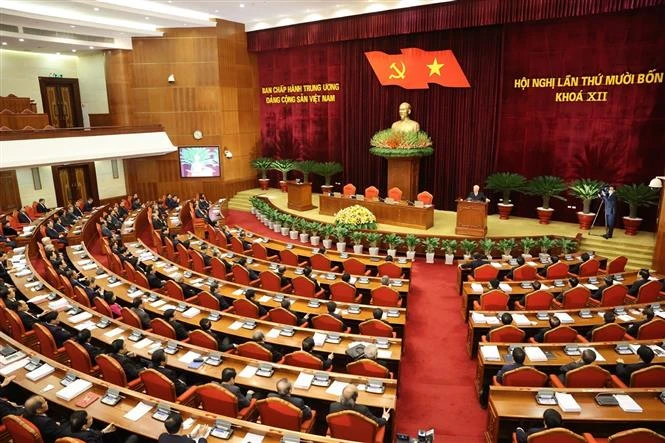 越共十二届十四中全会就越共第十三届中央机构领导候选人预备人选方案达成高度共识