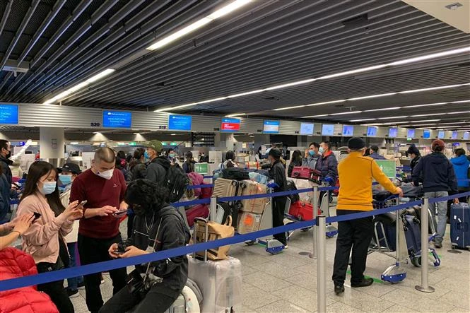 将在德国滞留的近310名越南公民安全接回国