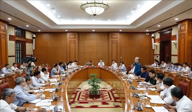 迎接党的十三大：党的十三大组织服务小组召开第三次会议