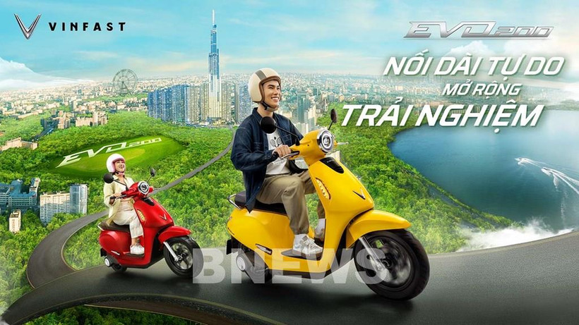 VinFast将于9月29日在海防市厂家向客户移交首批Evo200电动摩托车