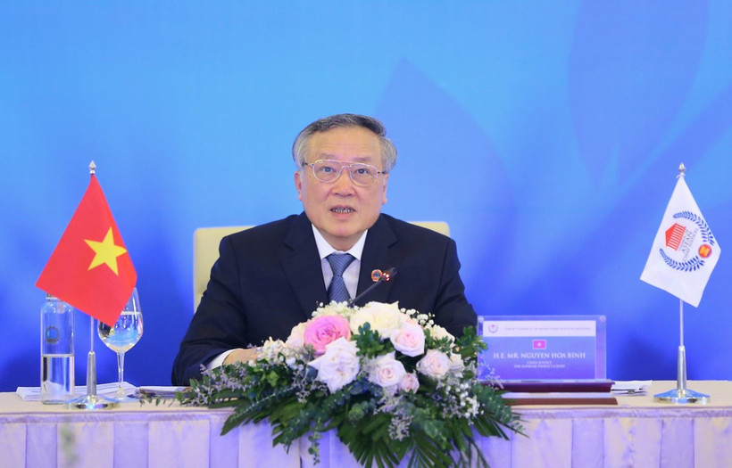 ASEAN 2020：越南最高人民法院院长阮和平当选为东盟首席法官理事会主席