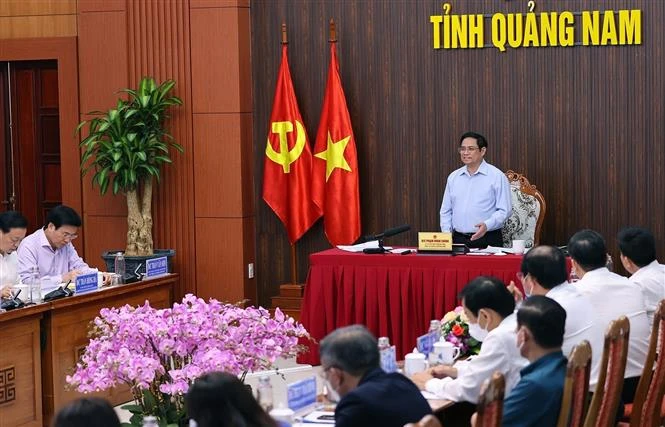 越南政府总理范明政：2022年广南省须完善规划工作