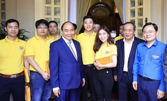 阮春福主席：携手为国家青年人才的发展贡献力量