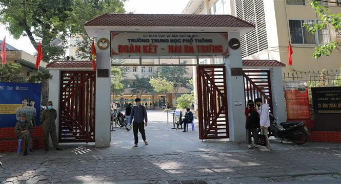 河内“橙色地区”初高中毕业班学生12月20日起在线上课