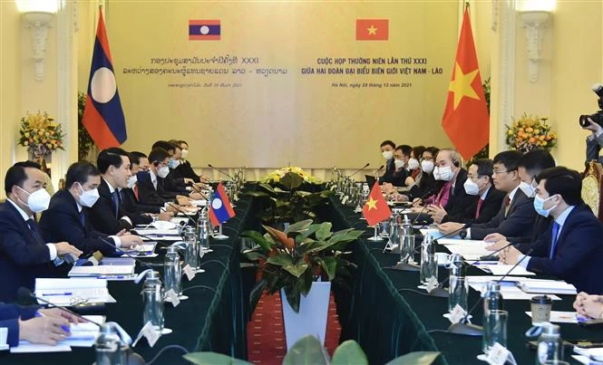 越老同意继续配合做好两国边境线和国界界碑的管理工作