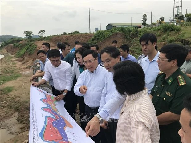 政府副总理范平明视察老街省部分边境地区
