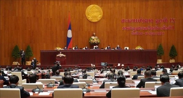 老挝第九届国会召开第一次非常会议