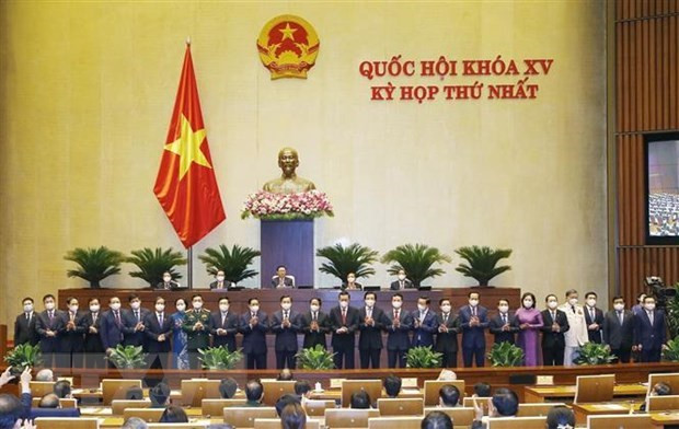 越南第十五届国会第一次会议：批准任命18位部长和4名政府成员