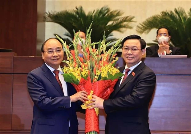 第十五届国会第一次会议：阮春福同志再次当选国家主席职务