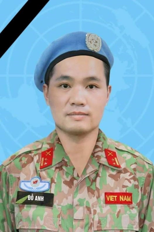 越南一名维和军官在执行联合国维和任务时牺牲