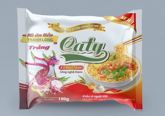 用火龙果来制作方便面