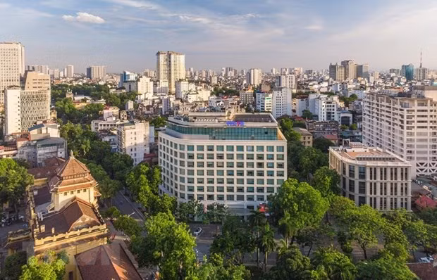 越南通讯社社长武越庄与古巴通讯社社长埃达·迪兹·加西斯举行会谈