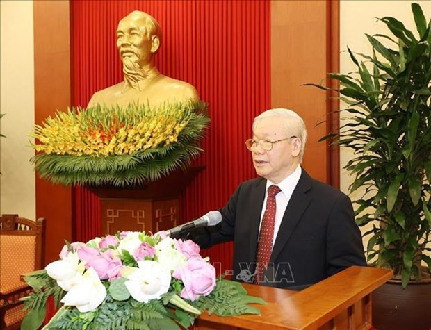 越南领导人向老挝和柬埔寨领导人致新年贺信