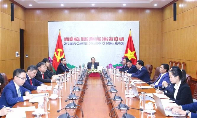 越南共产党代表团出席中国共产党与世界政党高层对话会