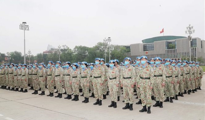 一号工兵队和四号二级野战医院出征：越南军官锻炼意志、提高能力的机会
