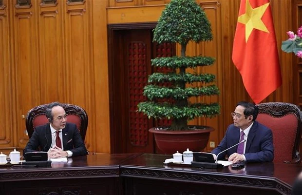 越南政府总理范明政会见泰国驻越大使巴兰库拉