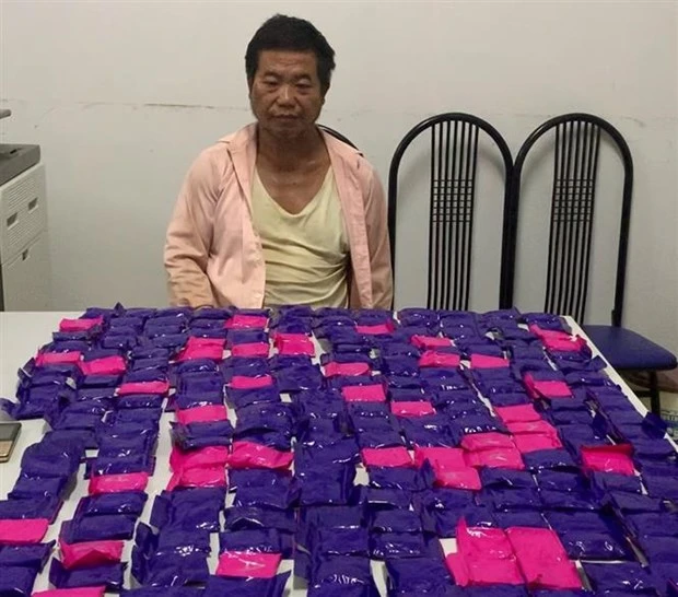山罗省抓获一名贩毒人员