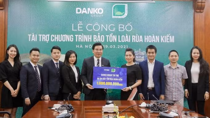 Danko集团向还剑湖乌龟保护项目提供赞助 ảnh 1