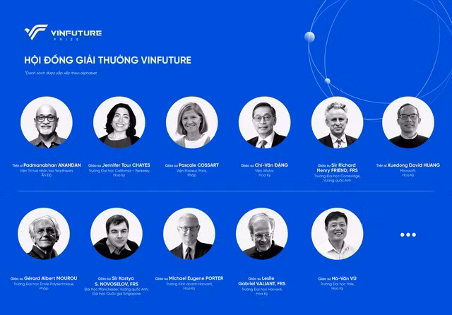 越南Vingroup集团公布VinFuture全球奖 ảnh 2