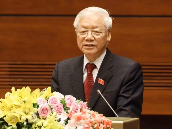越共中央总书记、国家主席阮富仲向法国共产党全国委员会致贺电