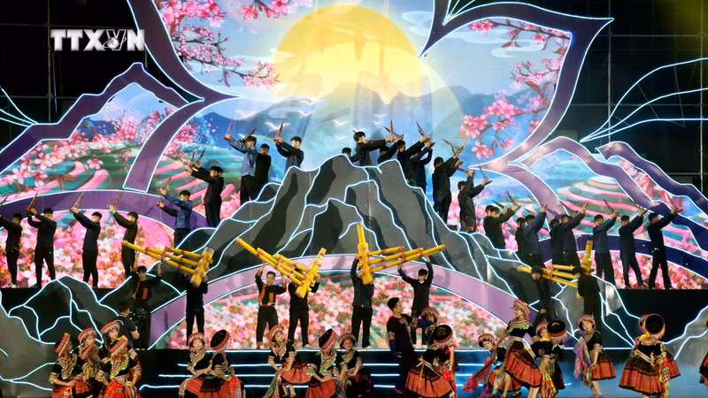 2026年第十二届荞麦花节开幕式。图自越通社
