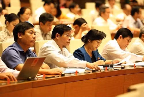 越南第十四届国会第五次会议：国会代表表决通过两个法案