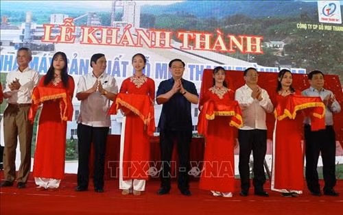 中部地区最大的中密度纤维板生产厂落成投运