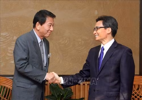 政府副总理武德儋会见越日关系特别大使杉良太郎