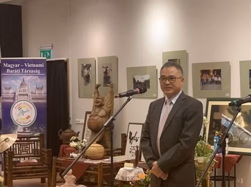 越南风土人情图片展和越南文化展示空间活动在匈牙利正式开幕