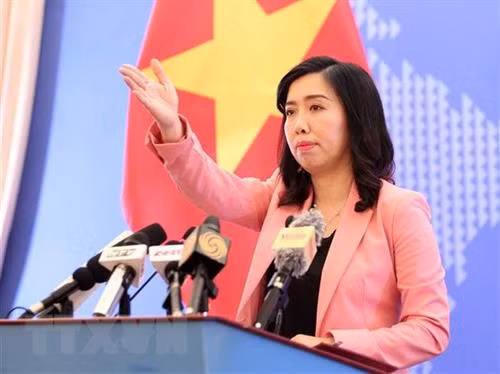 越南外交部发言人黎氏秋姮。 图自越通社