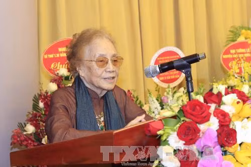 前国家副主席阮氏萍。(图片来源:越通社) 前国家副主席阮氏萍。(图片来源:越通社)