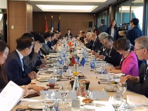 会议全景。(图片来源:越通社) 会议全景。(图片来源:越通社)