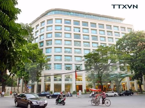越南国家通讯中心——越通社总部.(图片来源：越通社）