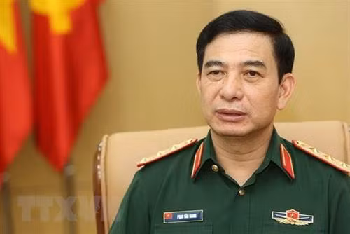 越共中央委员、中央军委常委、越南人民军总参谋长潘文江上将。图自越通社 越共中央委员、中央军委常委、越南人民军总参谋长潘文江上将。图自越通社