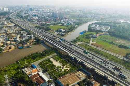 胡志明市一号城铁。图自因特网 胡志明市一号城铁。图自因特网