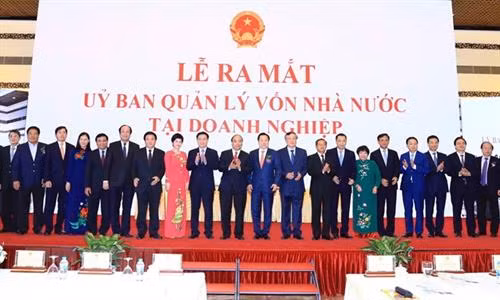 越南企业国有资产管理委员会正式亮相 图自越通社