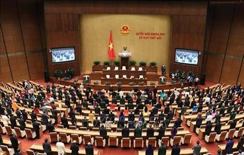 闭幕会全景。图自越通社
