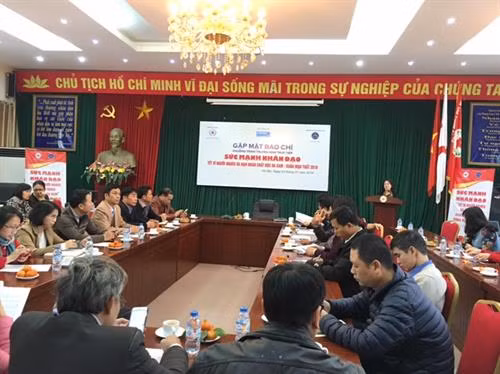 记者会现场(图片来源:《越南党共产电子报》) 记者会现场(图片来源:《越南党共产电子报》)