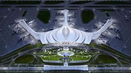 龙城国际航空港建设项目效果图。图自ACV 龙城国际航空港建设项目效果图。图自ACV