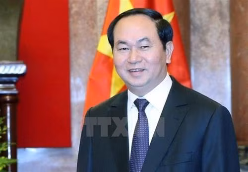 越南国家主席陈大光。(图片来源:越通社) 越南国家主席陈大光。(图片来源:越通社)