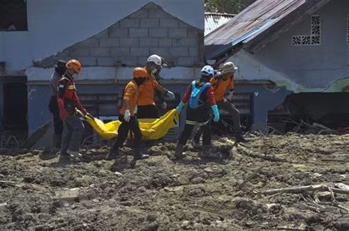 印尼地震和海啸:恢复重建工作将于11月初开始。图自越通社 印尼地震和海啸:恢复重建工作将于11月初开始。图自越通社