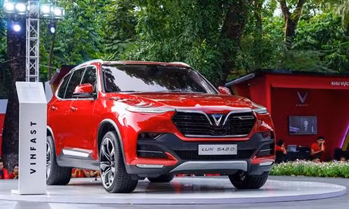 VinFast Lux SA2.0版汽车。图自因特网 VinFast Lux SA2.0版汽车。图自因特网